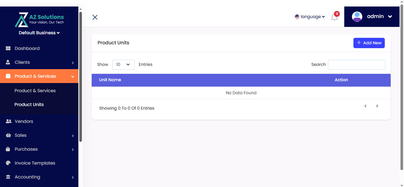 ERP Dashboard Screenshot 4
