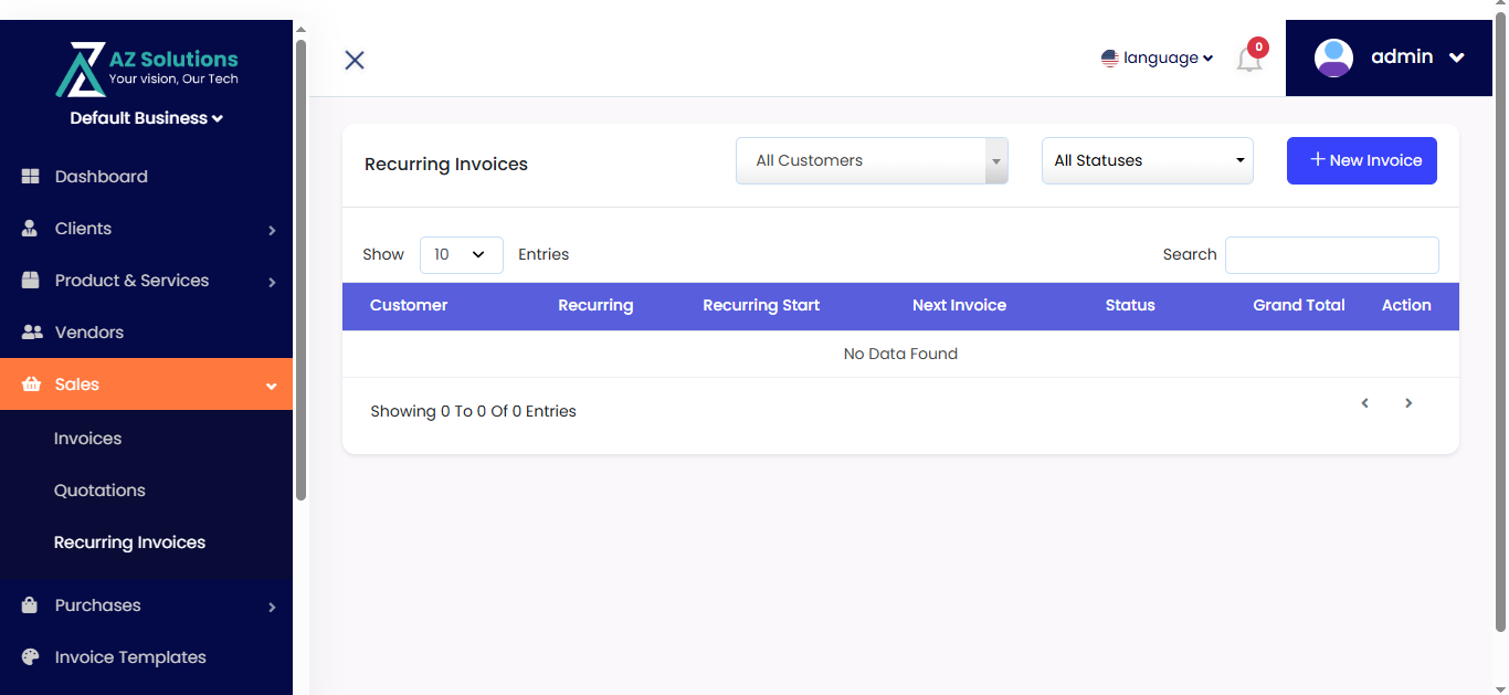 Sales Screenshot 1