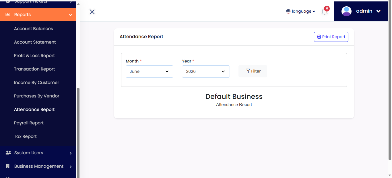 Reports Screenshot 6