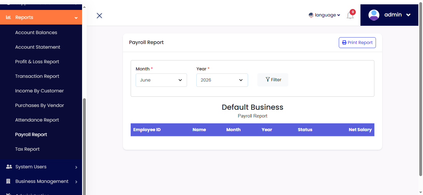 Reports Screenshot 7